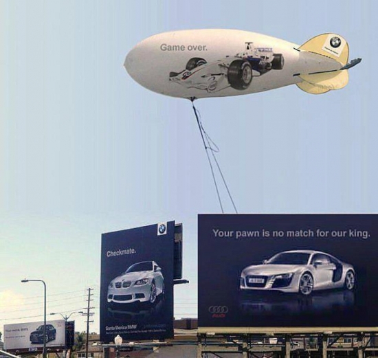 Clever car adverts