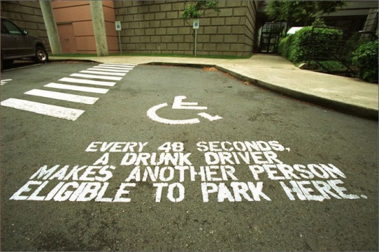 Every 48 Seconds a drunk driver...