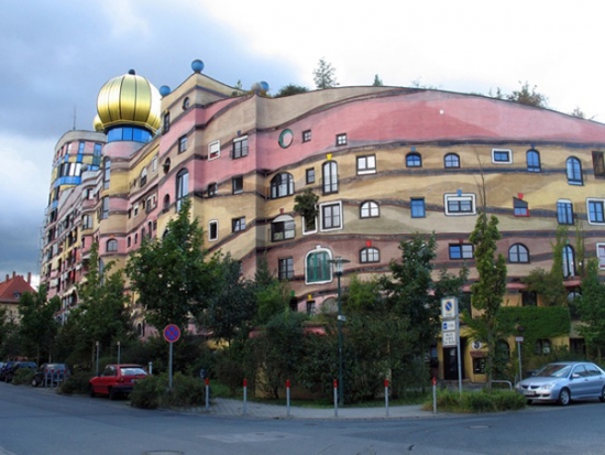 Forest Spiral Hundertwasser Building Darmstadt Germany