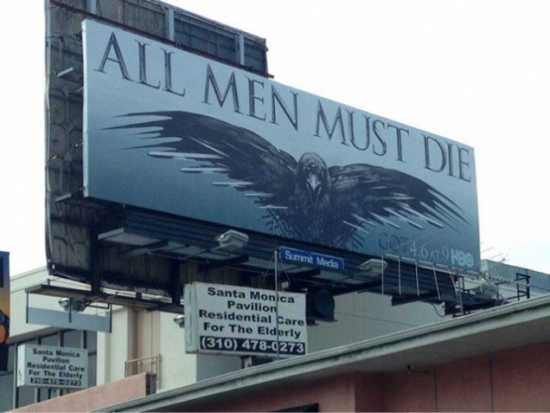 Game of Thrones Inappropriate Billboard