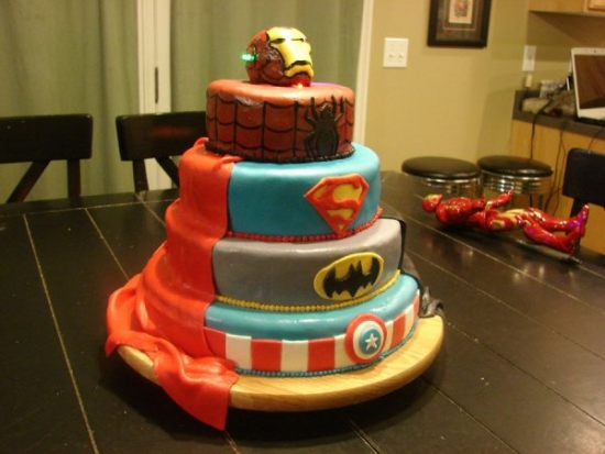Superhero Layer Cake