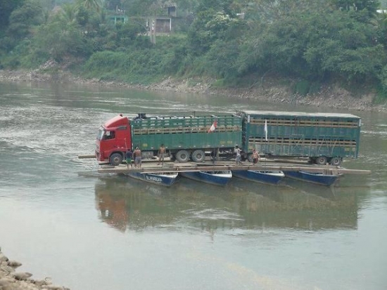 Transporting a Truck Across the River