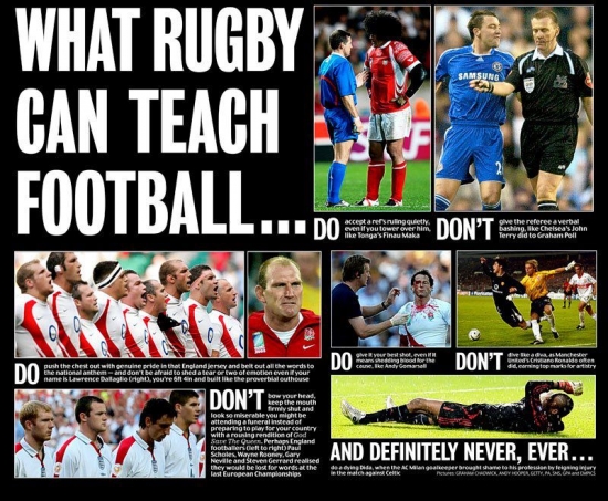 What Rugby can teach football...