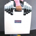 A fitness companys advertising bag