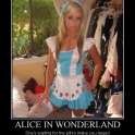 Alice in Wonderland Shes waiting for the pill to make you larger2