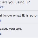 Are You Using IE