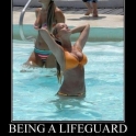 Being a lifeguard...2