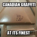 Canadian Graffiti at its finest