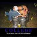 College The only place where this happens2