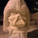 Darth Vader sand sculpture