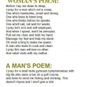 Difference Between A Poem By A Man And A Woman