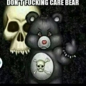 Dont fucking care bear