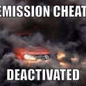 Emission cheat deactivated