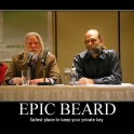 Epic Beard to keep your key2