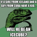 If a girl from Iceland and a guy from Cuba have a kid