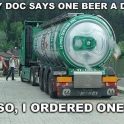 My Doc Says One Beer A Day