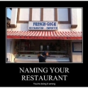 Naming Your Restaurant