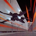 Ralph McQuarrie X Wing attacking the Death Star