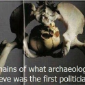Ramains of what archaeologists believe was the first politician