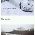 Snow The North Vs The South