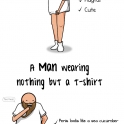 Women vs Men Wearing a T Shirt
