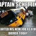 captain Schettino Started his new job today