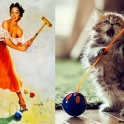 cats that look like pin up girls 3