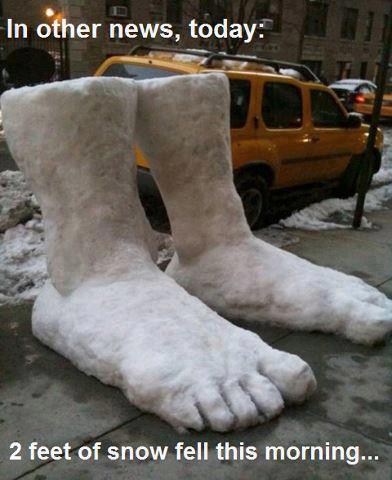 2 Feet of Snow
