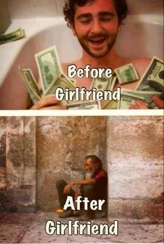Before and after girlfriend