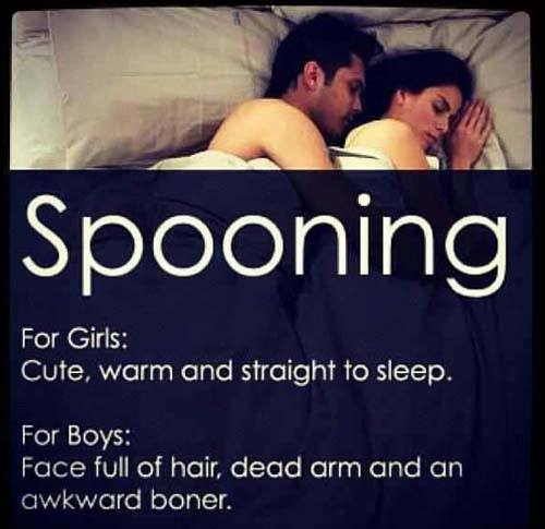 Boys and Girls version of Spooning