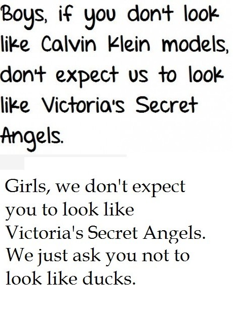 Boys if you dont look like Calvin Klein