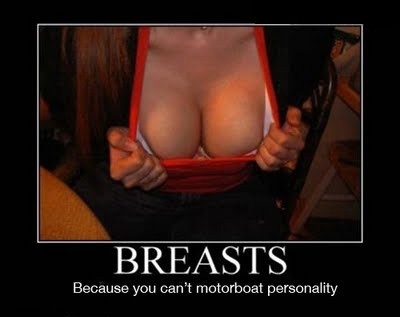 Breasts Becaue you cant motorboat personality
