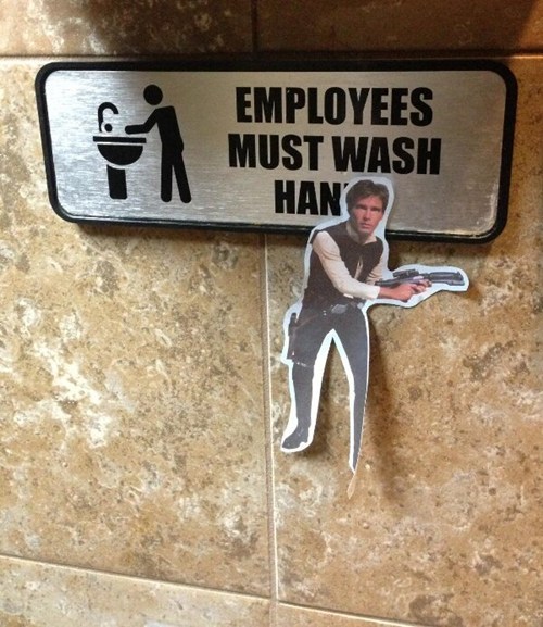 Employees must wash Han