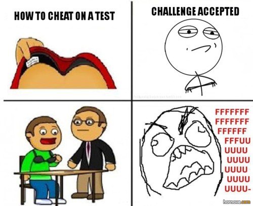 How to cheat on a test