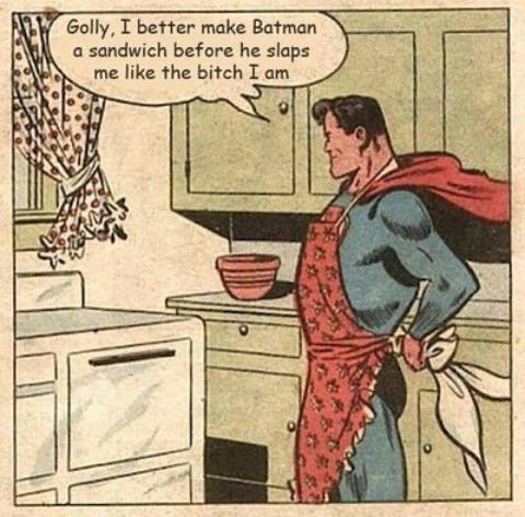 I better man Batman a Sandwich