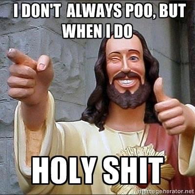 I dont always poo but when I do...