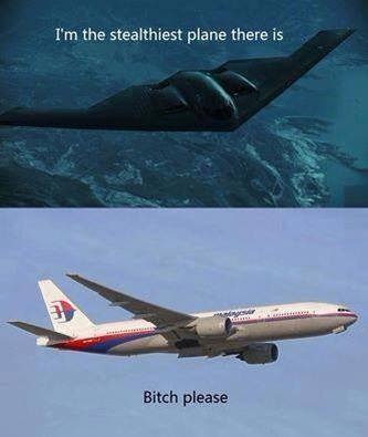 I'm a stealth plane