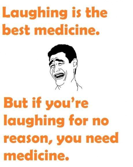 Laughing is the best medicine