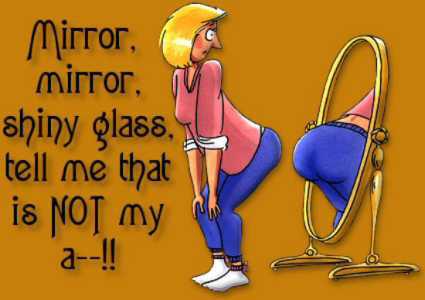 Mirror Mirry Shiny Glass