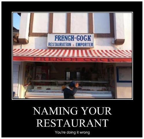 Naming Your Restaurant