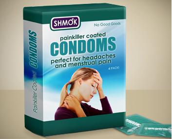 Painkiller Coated Condoms