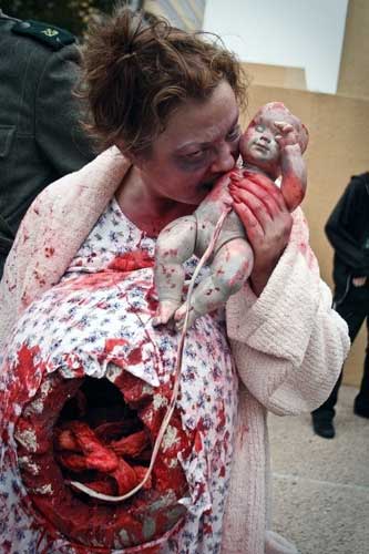 Pregnant Zombie Costume
