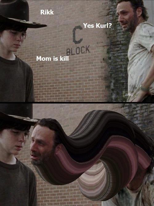 Rick gets over emotional