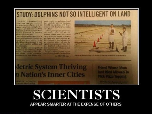 Scientists Appear Smarter