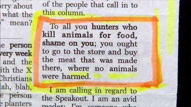 Shame On You Hunters