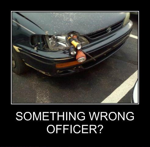 Something wrong officer