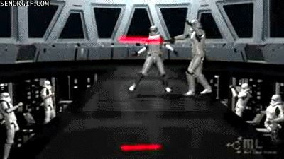 Star Wars Stormtrooper Doing The Limbo