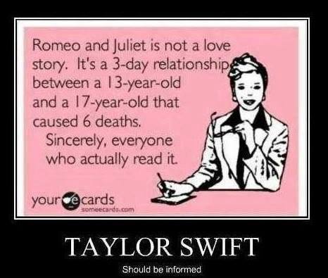 Taylor Swift should be informed