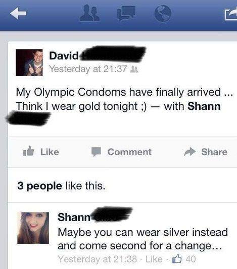 The Olympic condoms