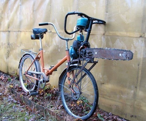 This is my bike if the zombie apocalypse ever happens